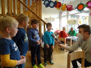 Kinder im Interview - ganz schön mutig!